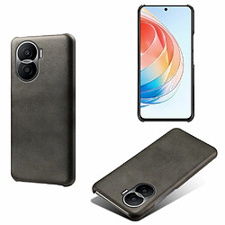 Coque en TPU + PU slim, shockproof, texture mollet, anti-rayures pour votre Honor X40i 5G - noir