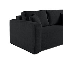 Acheter Bestmobilier Topaze - canapé droit 2 places - en velours texturé