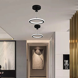 Stoex Plafonnier Moderne Simple Luminaire Plafonnier Minimaliste Lampe de Plafond Led Nordique Noir Pour Salon, Chambre À Coucher, Couloir