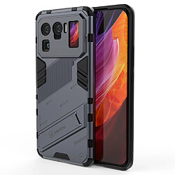 Coque en TPU Hybride anti-chute avec béquille bleu foncé pour votre Xiaomi Mi 11 Ultra