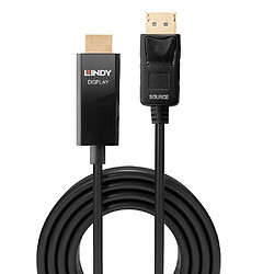 Lindy 40924 câble vidéo et adaptateur 0,5 m DisplayPort HDMI Type A (Standard) Noir