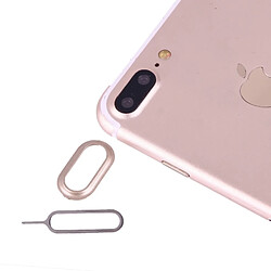 Avis Wewoo Protection appareil photo or pour iPhone 7 Plus Housse de d'objectif arrière avec aiguille