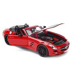 Universal 1: 24 Voiture de sport Moulée sous pression statique Collectible Modèle Voiture Jouet(Rouge)