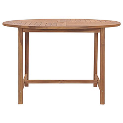 Maison Chic Table de salle à manger,Table à dîner de jardin ?110x75cm Bois massif de teck -GKD39625