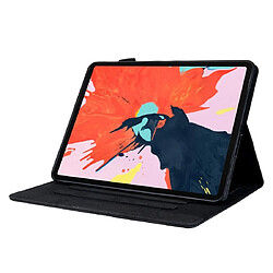 Wewoo Housse Étui Coque Pour iPad Pro 11 pouces 2018 en cuir à rabat horizontal de style commercialavec support et fente cartecadre photo et fonction veille / réveil Noir pas cher