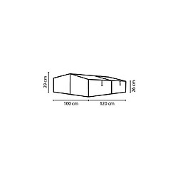 Avis Vitavia Serre potagère en aluminium anodisé Gaia 1.2 m².