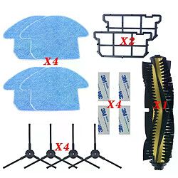 Filtre Hepa pour aspirateur Robot chuwi Ilife V7S pro v7s V7s plus V7, kit de pièces détachées, rouleau, brosse latérale principale en tissu