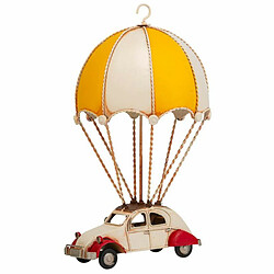 Acheter Figurine Décorative Alexandra House Living Jaune Fer ABS Ballon Voiture Parachute 17 x 31 x 18 cm