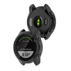 Coque en TPU transparent noir pour votre Garmin Forerunner 945 LTE