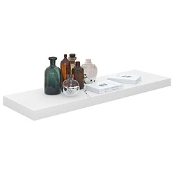 Avis Maison Chic Lot de 4 Étagère murale flottante,Etagère de rangement Blanc brillant 80x23,5x3,8cm MDF -MN67583