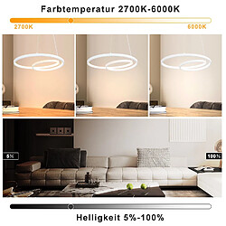 Acheter ZMH Lampe pendante 40CM Design moderne pour le salon, la chambre, la cuisine, la salle à manger