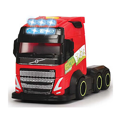 Dickie Toys Camion à Charge Lourde Volvo FH16 de Transport d'Éoliennes Modèle Réduit 1/14 Rouge pas cher