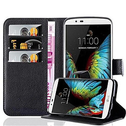 Cadorabo Coque LG K10 2016 Etui en Noir