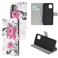 Etui en PU impression de motifs jolie fleur pour votre Samsung Galaxy A81/Note 10 Lite/M60s