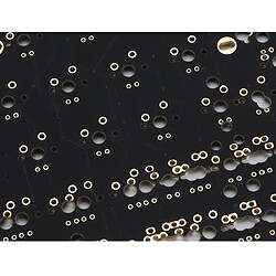 Avis Universal PCB Soudure PCB 6164 Touches Clavier mécanique PCB QMK Faible lumière ISO Disposition