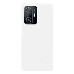 Coque en TPU anti-empreintes digitales, anti-rayures, revêtement caoutchouté blanc pour votre Xiaomi 11T/11T Pro