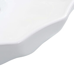 Acheter vidaXL Lavabo 46x17 cm Céramique Blanc