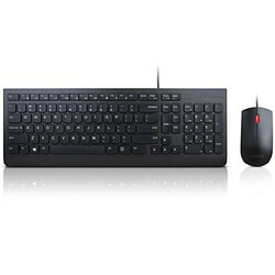 Lenovo 4X30L79894 clavier Souris incluse USB Français Noir