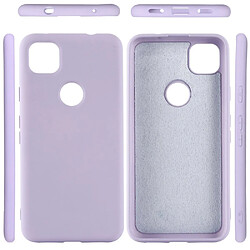 Coque en silicone liquide souple violet pour votre Google Pixel 4a