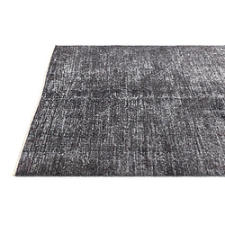 Avis Vidal Tapis de laine 203x135 gris Ultra Vintage