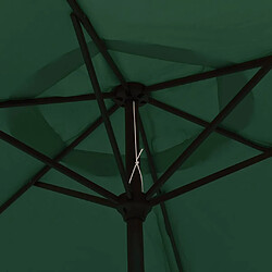 Acheter vidaXL Parasol Vert 200x224 cm Aluminium