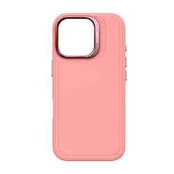 Decoded Coque pour iPhone 16 Pro Gamme Stacks MagSafe en Silicone Antimicrobienne Rose