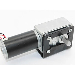 DC Worm Gear Box Motor Vitesse de couple élevée Réduire la turbine 24V 260RPM