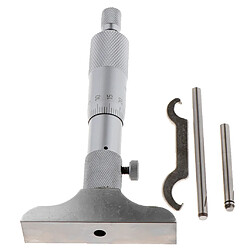 outils de jauge de machiniste de sonde plate de micromètre de profondeur premium 0-2inch pas cher