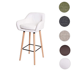 Mendler Tabouret de Bar Malmö T381 - Blanc