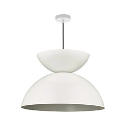 Luminaire Center Suspension Riya Blanc Mat