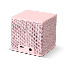 Fresh'n Rebel Rockbox Cube Fabriq Rose clair - Enceinte Bluetooth