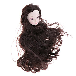 Avis 1/6 femme BJD poupée brune cheveux tête Sculpt parties du corps de poupée articulée