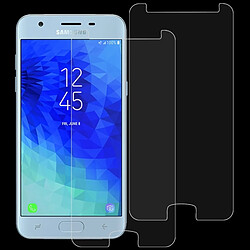 Wewoo Film de verre trempé 2PCS 9H 2.5D pour Galaxy J3 2018