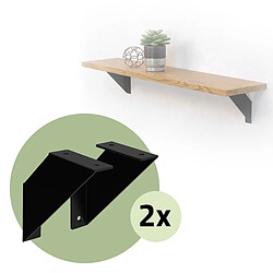 ML DESIGN MODERN LIVING Lot de 4 supports d'étagère Equerre d'étagère Support d'étagère Console d'étagèr