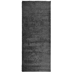 vidaXL Tapis shaggy PAMPLONA poils longs moderne anthracite 80x200 cm