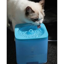 Avis Universal Fontaine automatique d'eau pour chat à boire 2,0 litres distributeur d'eau pour voiture pour chat et chiot Super Silent Pet Supplies | Fournitures d'alimentation pour chat (bleu)