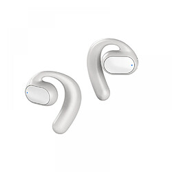 General Écouteurs Bluetooth Écouteurs sans fil Sports Over-Ear Bluetooth 5.2 Écouteurs avec crochets d'oreille 10h Playtime Casque sans fil pour l'entraînement Ipx étanche.(Blanc)