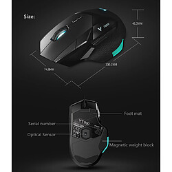 Avis Universal Souris gaming câblée à 16 000 ppp, souris gaming PUBG réglable