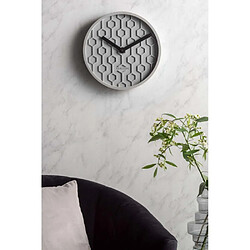 Karlsson Horloge murale Honeycomb Gris