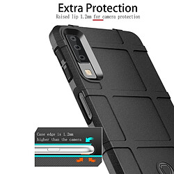 Acheter Wewoo Coque Housse en silicone de couverture protection antichoc complète pour Galaxy A7 2018 (Noir)