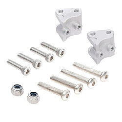 Support De Montage Antichoc RC Adapté Pour Axial SCX10 II 90047 90046 RC Crawler Silver