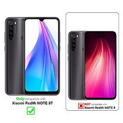 Cadorabo Coque Xiaomi RedMi NOTE 8T Etui en Brun