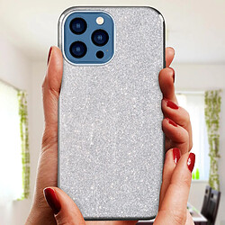 Acheter Avizar Coque pour Apple iPhone 13 Pro Max Paillette Amovible Silicone Semi-rigide argent