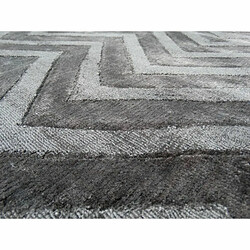 Avis Paris Prix Tapis Rayures à Poils Courts Luxury IV Gris 200 x 290 cm