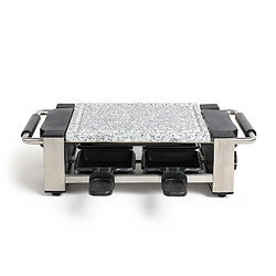 Appareil à raclette 4 personnes 650w + pierre à griller - doc261 - LIVOO