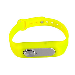 Avis Wewoo Bracelet connecté jaune montre-bracelet enregistreur vocal numérique 8 Wearable Wristband, un bouton longue durée d'enregistrement