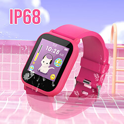 Maxlife Montre Connectée pour Enfants Suivi Santé Contrôle Musique Bluetooth Fuchsia pas cher