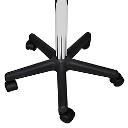 Avis vidaXL Tabourets de bureau lot de 2 Noir 35,5x84 cm Similicuir