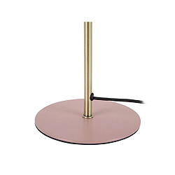 Acheter LEITMOTIV Lampe à poser design métal Bonnet - H. 39 cm - Vieux Rose