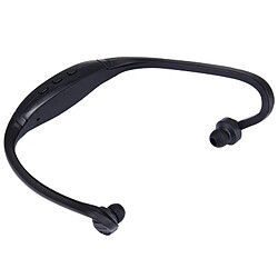 Acheter Wewoo Casque Bluetooth Sport noir pour les smartphone & iPad ou autres périphériques audio imperméable à l'eau stéréo sans fil écouteurs intra-auriculaires avec Micro SD carte Slot & Mains libres,